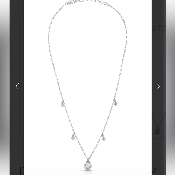 NWT Ettika Dripping Crystals Drop Necklace - Picture 3 of 6